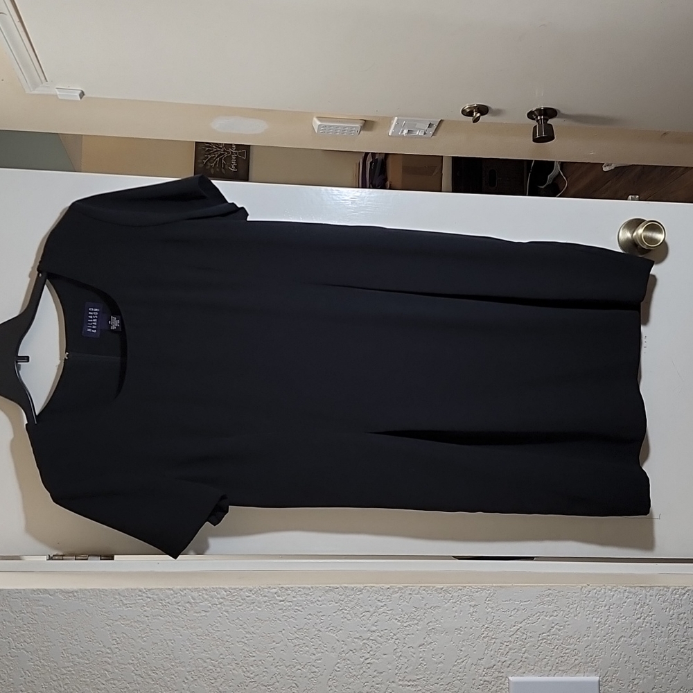Hillard & Hanson Black A Line Dress